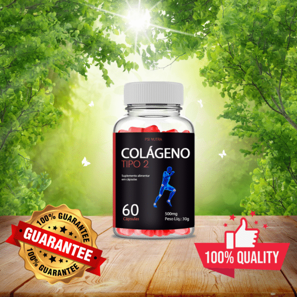 Colageno Tipo 2 - Psi Nutra - 60 Capsulas - Imagem 3