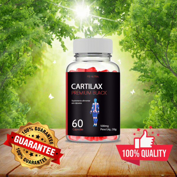 Cartilax Premum Black Colageno Tipo Ii Psi Nutra 60 Cápsulas - Imagem 5