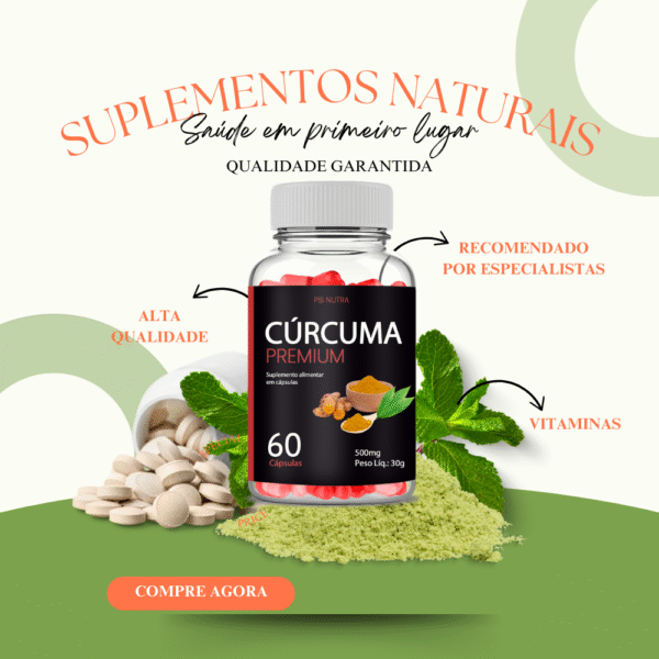 Curcuma Premium - Psi Nutra - 60 Capsulas - Imagem 4