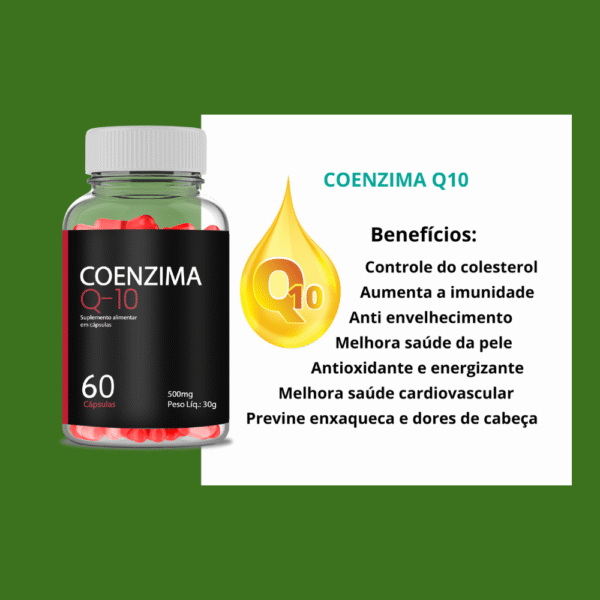 Coenzima Q-10 - Psi Nutra - 60 Cápsulas - Imagem 2