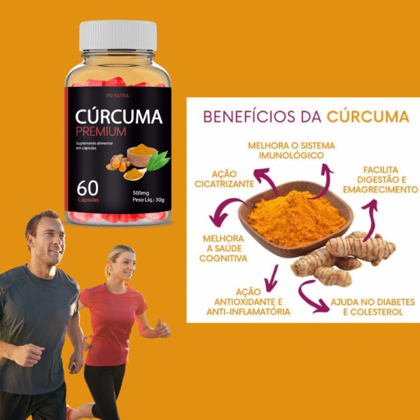 Curcuma Premium - Psi Nutra - 60 Capsulas - Imagem 3