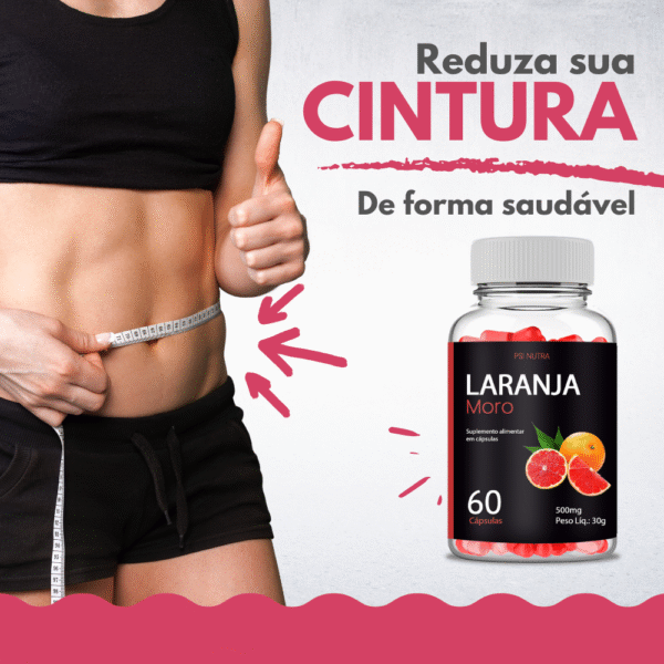 Laranja Moro Psi Nutra Premium 60 Cápsulas Pote - Imagem 2