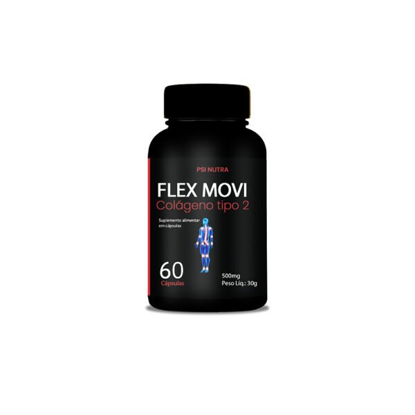 Flex Movi Colágeno Tipo 2 + Acido Hialuronico - Psi Nutra - 60 Cápsulas