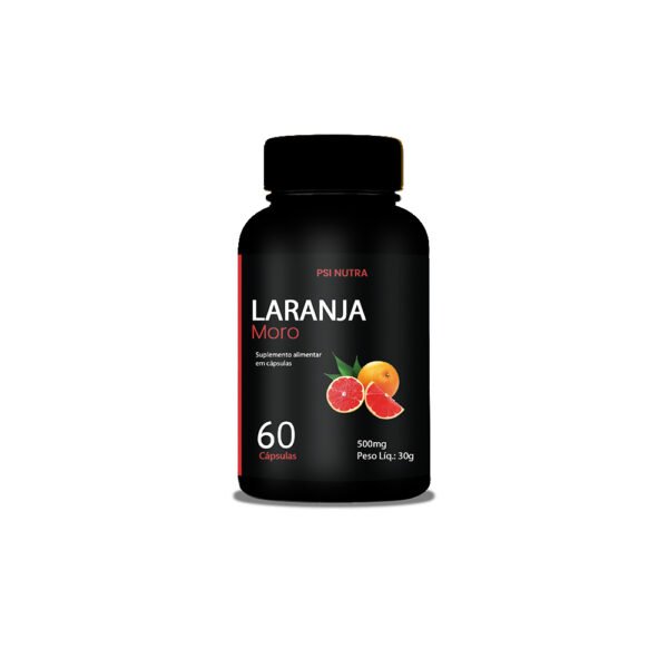 Laranja Moro Psi Nutra Premium 60 Cápsulas Pote