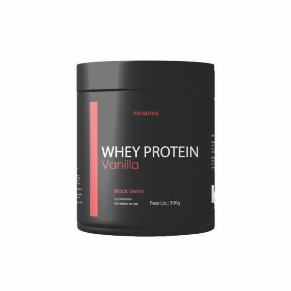 Whey Protein 300g Vanilla Black Series - Suplemento Proteico Em Pó