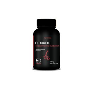Qdoxidil Black Series - Vitaminico Capilar - 60 Cápsulas