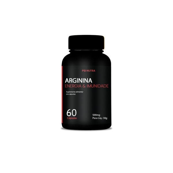 Arginina em cápsulas - Mais Energia e Maior Imunidade - 60 Cápsulas